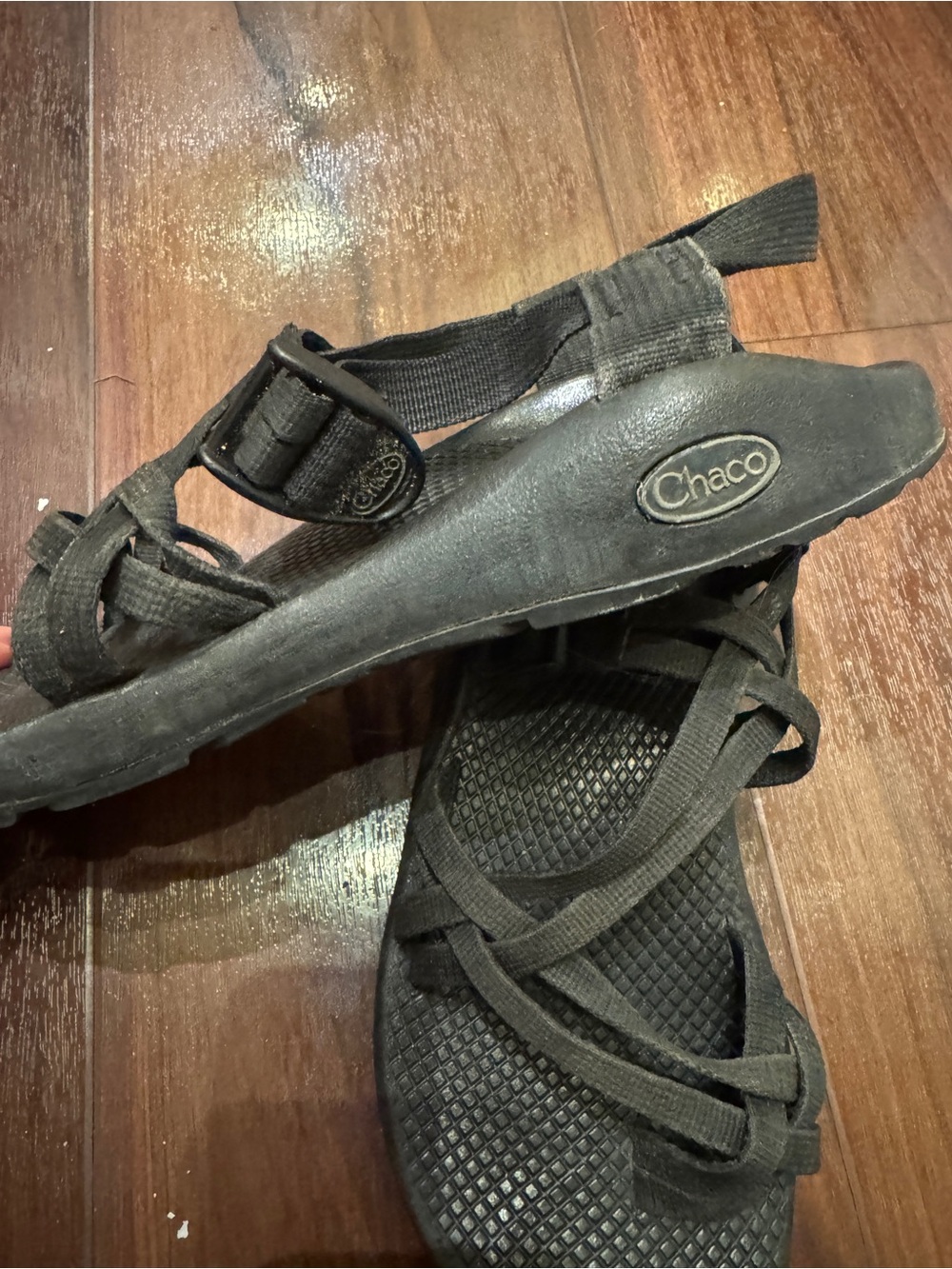 Chaco Black Strappy Outdoor Sandals